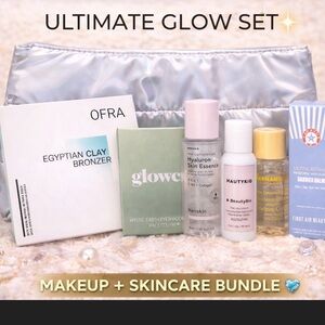 Ultimate Glow Bundle – Makeup + Skincare Set (5+ Items)
